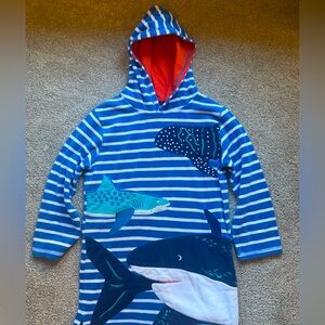 Mini-Boden kids towel throw-on cover up